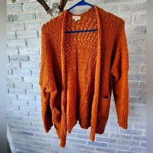 Large sweater cardigan